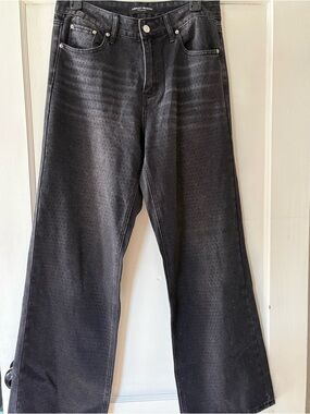 Ashley Mason Premium Black Rhinestone Jeans Sz 6/8 (measured)